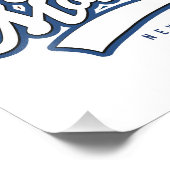 Ragged Mountain - New Hampshire-Logo Fotodruck (Ecke)