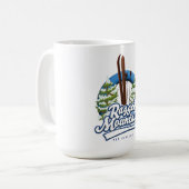 Ragged Mountain - New Hampshire-Logo Kaffeetasse (Vorderseite Links)