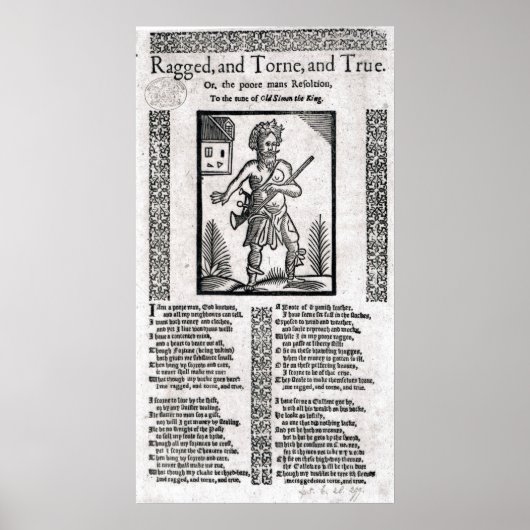 Ragged oder die Entschließung des armen Mannes Poster (Vorne)