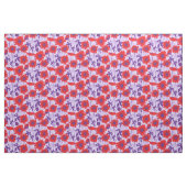 Ragged poppies lila Blumengewebe Stoff (Fat Quarter (45,7 x 55,9 cm))