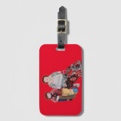 Raggedy Ann & Andy Puppen mit Spielzeug Gepäckanhänger (Vorderseite Vertikal)