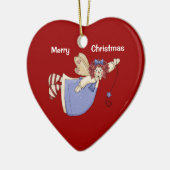 Raggedy Ann Angel Heart Ornament (Links)