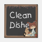 Raggedy Annie Apples Dishwasher Magnet (Vorne)