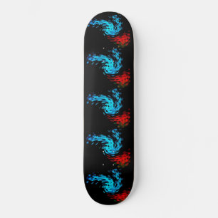 Raggedy Butterfly auf Rose 8 1/8" Skateboard Deck