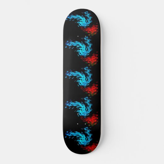 Raggedy Butterfly auf Rose 8 1/8" Skateboard Deck (Vorderseite)