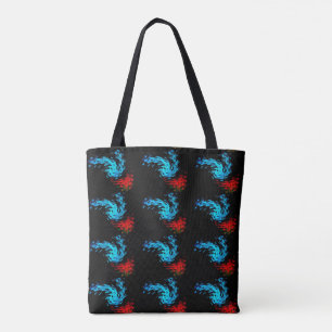 Raggedy Butterfly auf Rose, Raggedy Butterfly en R Tasche