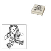 raggedy doll art stamp gummistempel (Stempel)