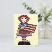 Raggedy Juli Postkarte (Stehend Vorderseite)