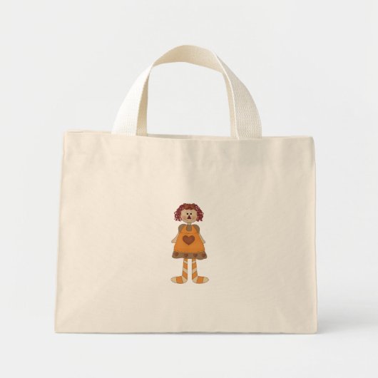 Raggedy Mini Stoffbeutel (Vorne)