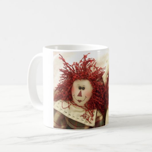 Raggedy Puppen-Kaffee-Tasse Kaffeetasse (Vorderseite Links)