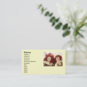 Raggedy Puppen-Visitenkarten… Visitenkarte (Stehend Vorderseite)