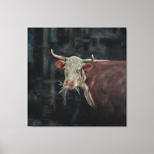 "Raggedy" The Family Cow 40" x 40" | Leinwanddruck (Vorderseite)
