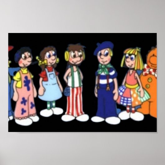 Raggy Puppen Cartoon Poster (Vorne)