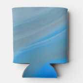 Raging Blue Wave Fluid Marble Dosenkühler (Rückseite)
