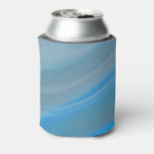 Raging Blue Wave Fluid Marble Dosenkühler (Kanne Rückseite)