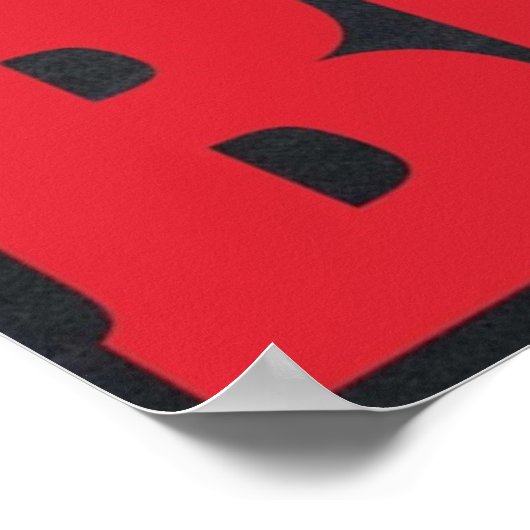 Raging Bull Title Poster (Ecke)