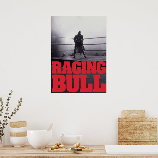 Raging Bull Title Poster (Küche)