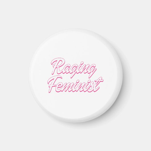Raging Feminist Doll Magnet (Vorne)