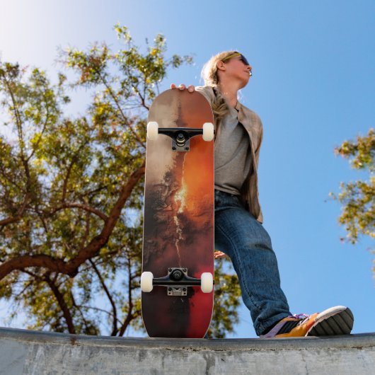 Raging Fury Abstrakt Art Skateboard (Außenbereich 1)