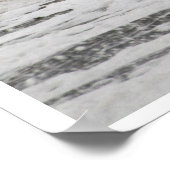 Raging Sees of Hurricane Sandy Poster (Ecke)