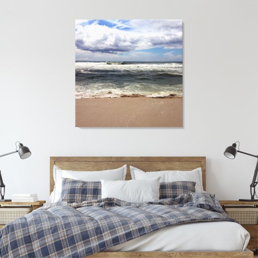 Raging Tide (Vollansicht) Canvas Print Leinwanddruck (Insitu (Schlafzimmer))