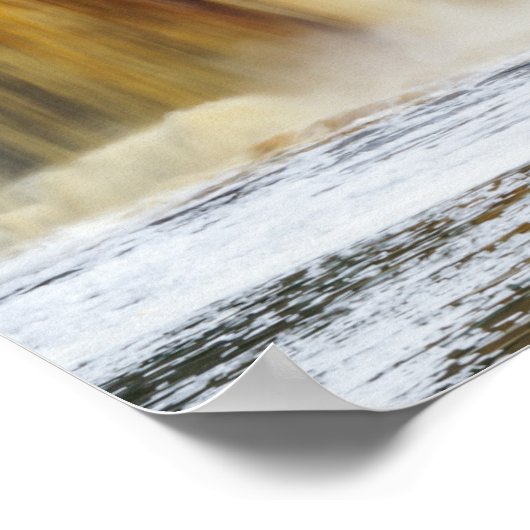 Raging Upper Tahquamenon Poster (Ecke)