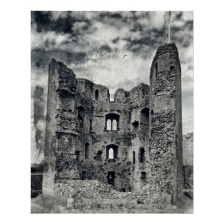 Raglan Castle Poster