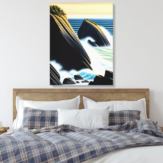 Raglan - Leinwand Art Print (Insitu (Schlafzimmer))