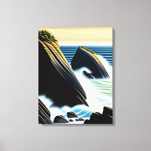 Raglan - Leinwand Art Print (Vorderseite)