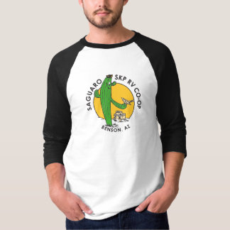 Raglan Sleeve T - Shirt für Männer 3/4
