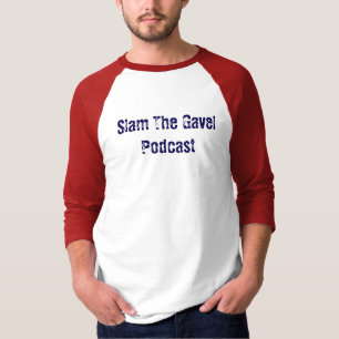 Raglan Sleeve T - Shirt mit Slam Das Gavel-Logo