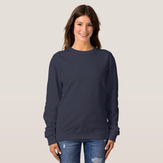 Raglan Sweatshirt für Frauenkleidung NAVY BLUE (Vorne ganz)