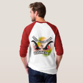 Raglan T - Shirt : Achten Sie auf Ihre eigene (rot