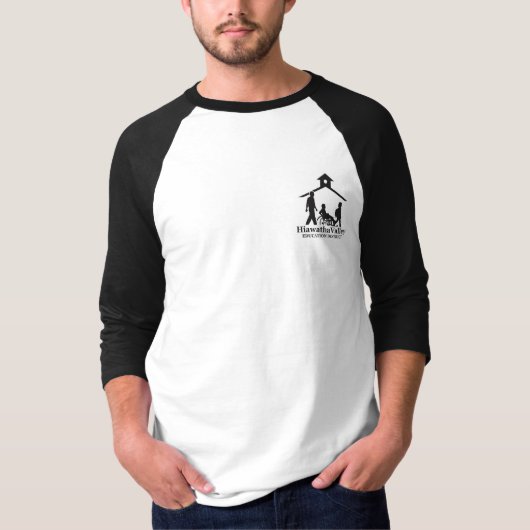 Raglan-T - Shirt der Männer langer die Hülsemit (Vorderseite)