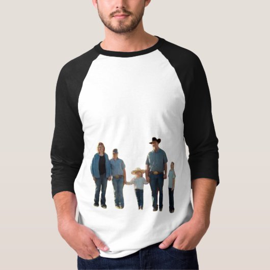 Raglan-T - Shirt der Todd Family Men Basic 3/4 Sle (Vorderseite)