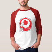 Raglan-T - Shirt für große Logos (rot) (Vorderseite)