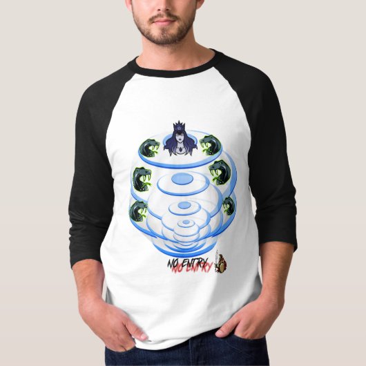Raglan-T-Shirt für kein Einstiegsanime-Portal - Ko T-Shirt (Vorderseite)
