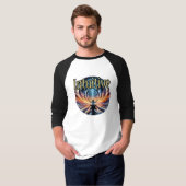 Raglan-T - Shirt für Männer 3/4-Sieb (Vorne ganz)