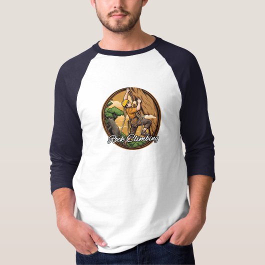 Raglan-T - Shirt für Männer 3/4-Sieb (Vorderseite)