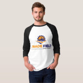 Raglan-T - Shirt für Männer 3/4-Sieb (Vorne ganz)