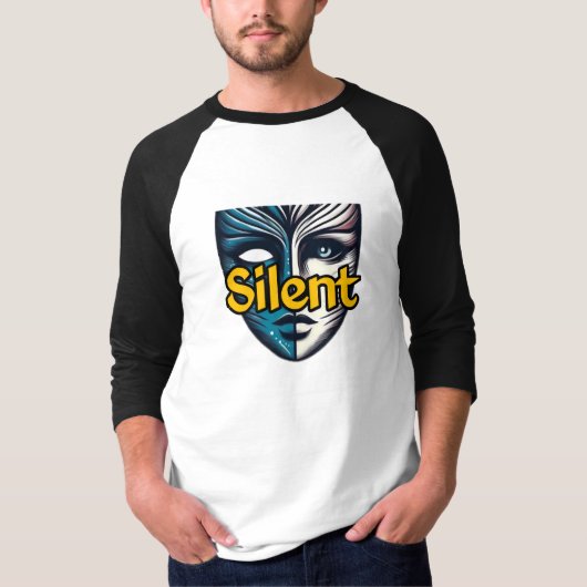 Raglan-T - Shirt für Männer 3/4-Sieb (Vorderseite)
