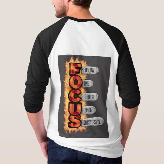Raglan-T - Shirt für Männer 3/4-Sieb (Rückseite)