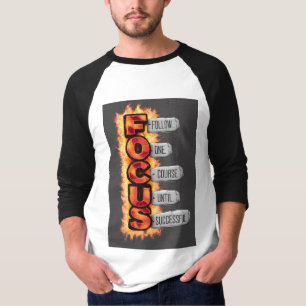 Raglan-T - Shirt für Männer 3/4-Sieb