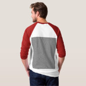 Raglan-T - Shirt für Männer 3/4-Sieb (Schwarz voll)