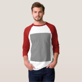 Raglan-T - Shirt für Männer 3/4-Sieb (Vorne ganz)