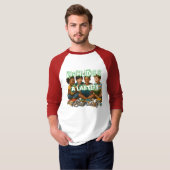 Raglan-T - Shirt für Männer 3/4-Sieb (Vorne ganz)