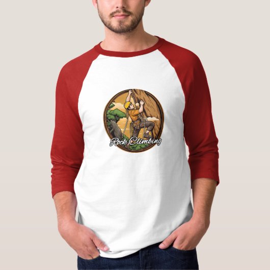 Raglan-T - Shirt für Männer 3/4-Sieb (Vorderseite)