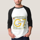 Raglan-T - Shirt für Männer 3/4-Sieb (Vorderseite)