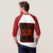 Raglan-T - Shirt für Männer 3/4-Sieb - zeitlos (Schwarz voll)