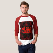 Raglan-T - Shirt für Männer 3/4-Sieb - zeitlos (Vorne ganz)